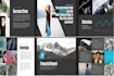 design a professional and modern presentation of raw data