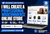 create a professional woocommerce online store website