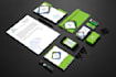 design business cards with stationery set