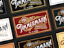 do custom hand lettering victorian style logo