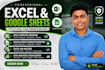 create a custom excel spreadsheet, google sheets, formula, vba macro