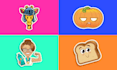 design fun and detailed illustrated icons and stickers