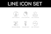 design line icon set