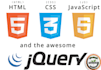 develop website with html, css, javascript and PHP