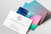 design business card and create modern