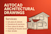 create professional architectural drawings and floor plans in autocad