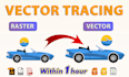vector tracing, convert image to vector, logo tracing redraw, redesign