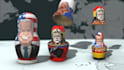 make nesting dolls  animation  video with your provided photos