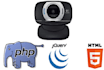 add a script for webcam in your project scanner and web form only