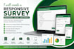 design and develop a responsive survey with advanced features