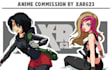 draw characters in anime, manga style