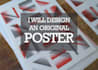 design an exhibition flyer or poster