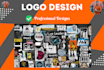 we will design professional logo and banner designs