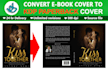 convert kindle cover to amazon KDP paperback book cover