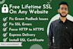install SSL certificate free on any website
