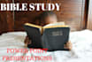 write bible studies and powerpoint presentations for you