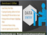 do data analysis, data entry and data collection