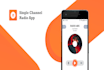 make single channel radio streaming app for android and ios