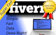 do data entry in one day
