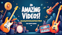 create a custom story based 2d animated music video