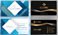 design business card or invitation card and banners