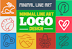 minimal line art logo within 24 hours