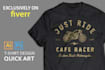 do custom amazing trendy tshirt design within 24hrs