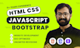 website design using html css bootstrap
