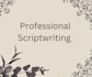 write a professional video script