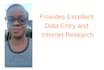 do excellent data entry
