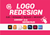 design redesign refresh recreate modify update vectorize fix your old logo