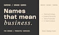create the perfect name for your brand or product