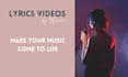 create a professional lyric video with cinematic visuals