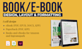provide ebook formatting, layout and design epub interactive PDF