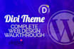 design responsive wordpress website using divi theme