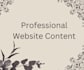 write an original website about us and about me content