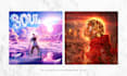 design album cover art or mixtape cover in adobe photoshop