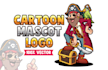 draw cartoon mascot logo