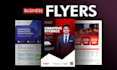 design a modern business flyer for marketing and promotion