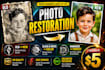 restore old photos, repair, fix pictures and colorize