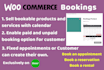 create woocommerce booking, rental, appointment website