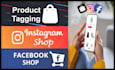 setup facebook shop and instagram shop with product catalog and tagging