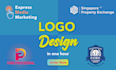 design minimalist business logo for brands and startups
