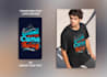 professional design typography, teespring, and mockup