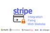 stripe paypal integrate and fix