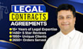be your lawyer for legal contracts, agreements, nda, terms and conditions