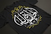 design awesome arabic calligraphy tshirt