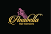 make hair extensions and eye lashes logo
