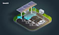 create 3d isometric illustration vector