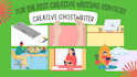be your creative ghostwriter and editor for all stories